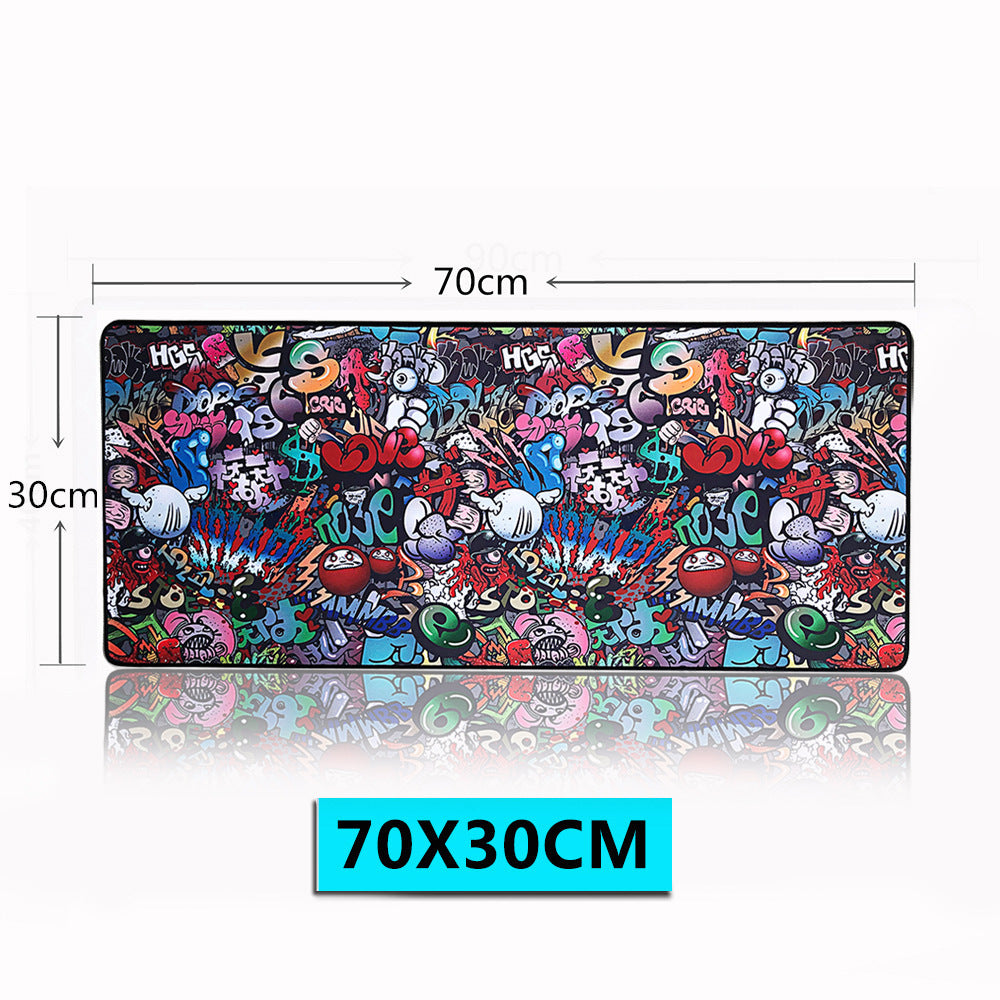 ZUOYA Gaming Mouse Pad Keyboard Pad Table Mat de grande taille surverrouillage en caoutchouc naturel