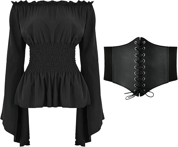Chemise minimaliste style Renaissance pour femmes