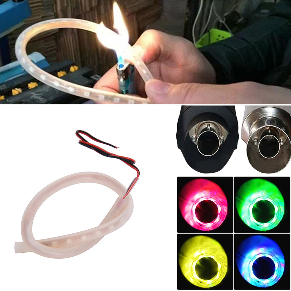 Feux d'échappement modifiés pour motocycle
