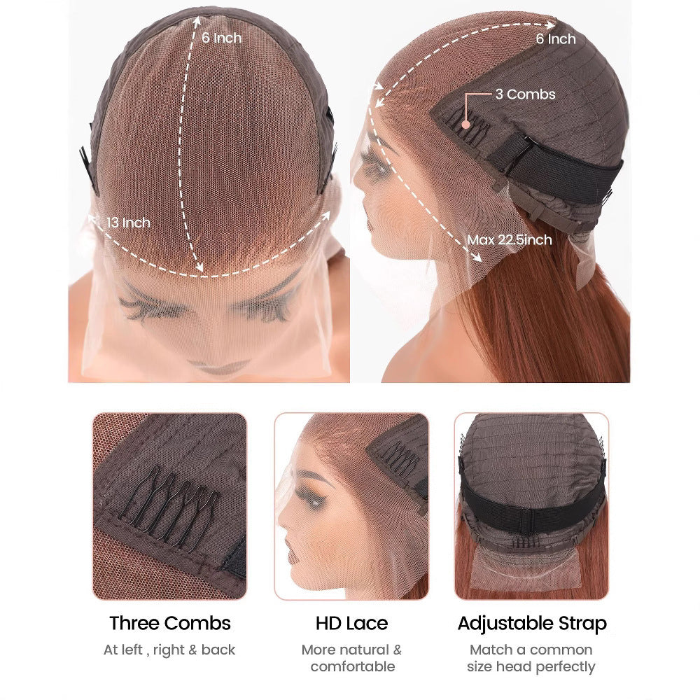 Mettre en évidence Ombre Dentelle Front Wavy Dentelle Perruque sans colle