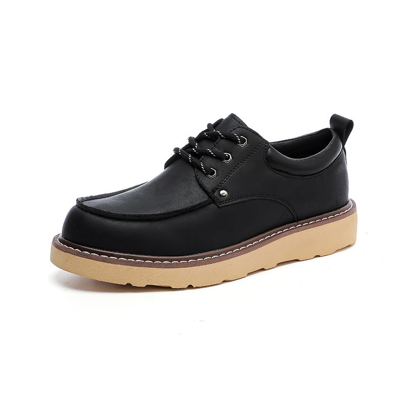 Chaussures de travail américaines Bas-top hommes Martin Bottes Grande Tête Chaussures en cuir véritable Chaussures en cuir