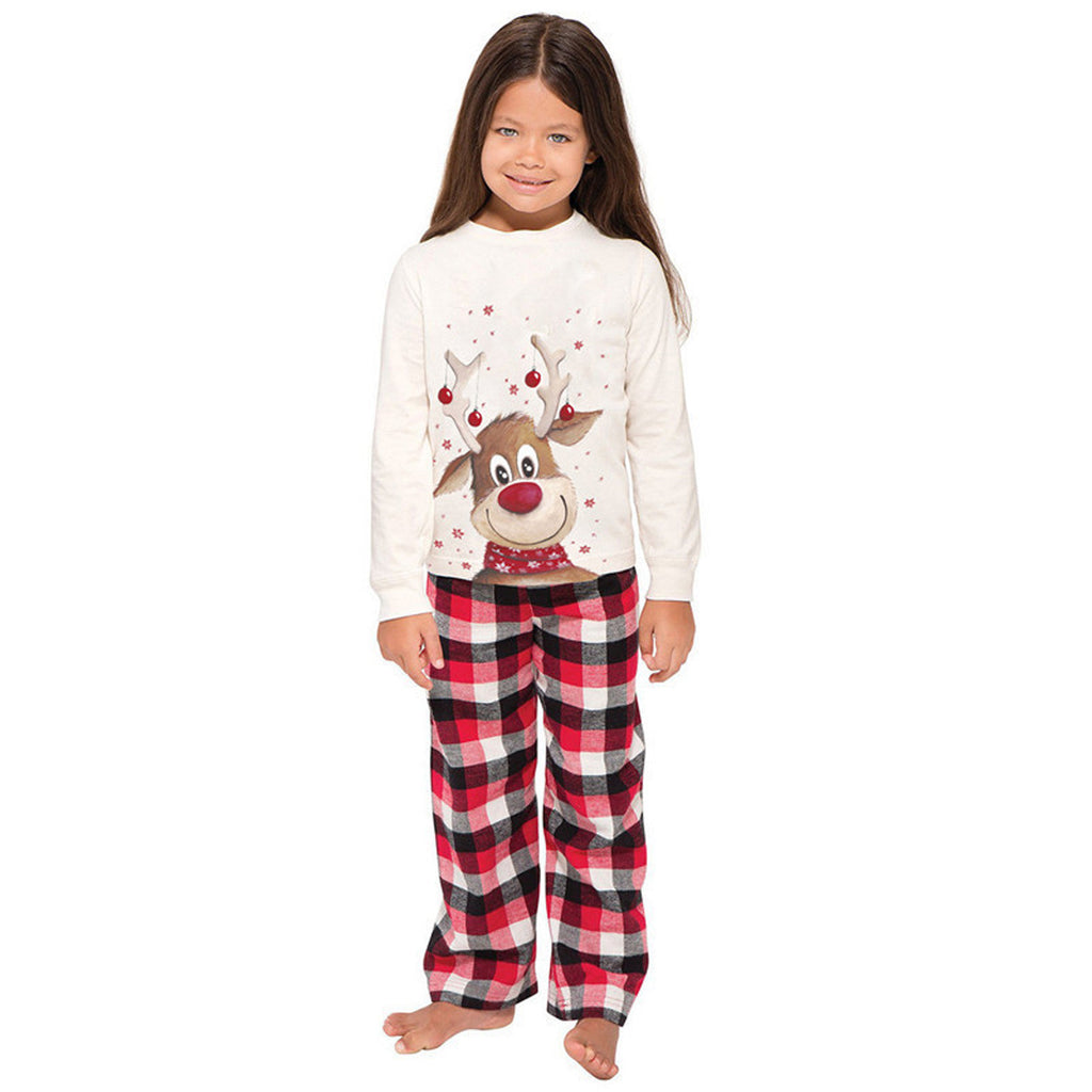 Robe de parent-enfant imprimée Elk