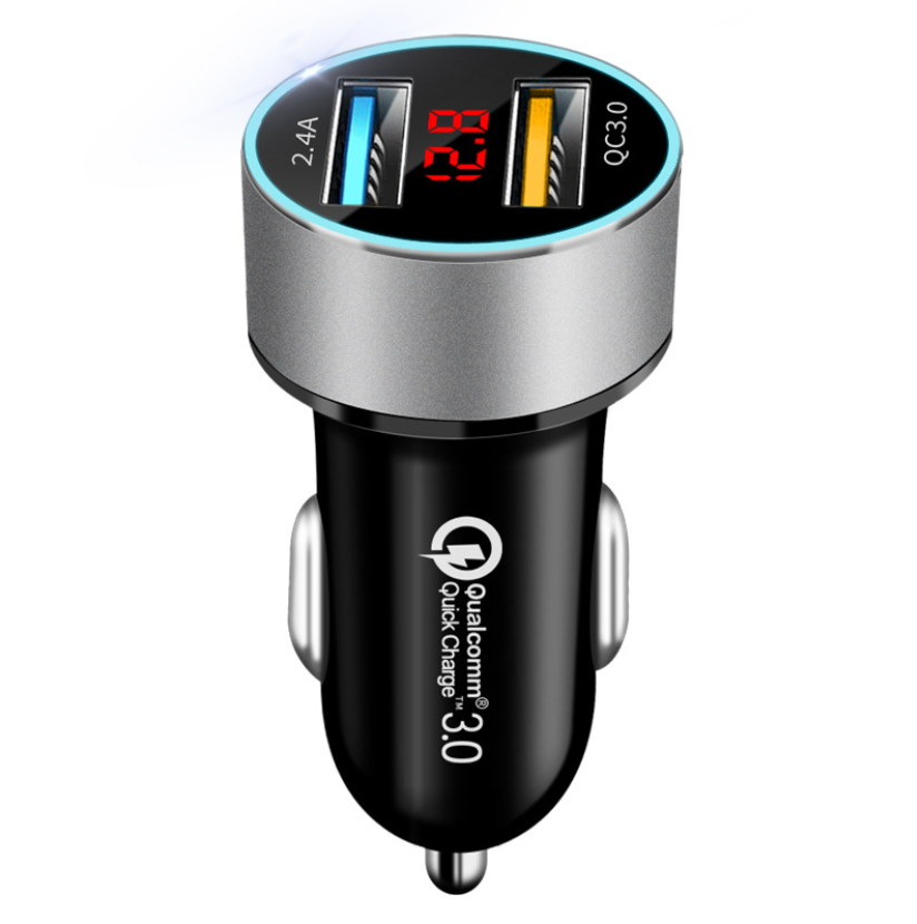 LED affichage numérique chargeur de voiture