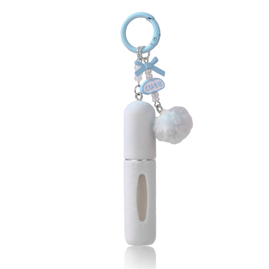 En peluche sac de charme parfum bouteille Girly porte-clés