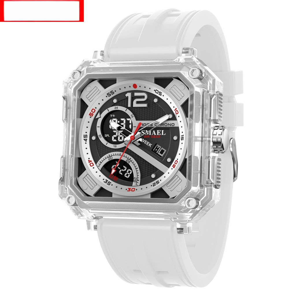 Montre électronique tendance homme mode avec chronométrage précis et conception fonctionnelle