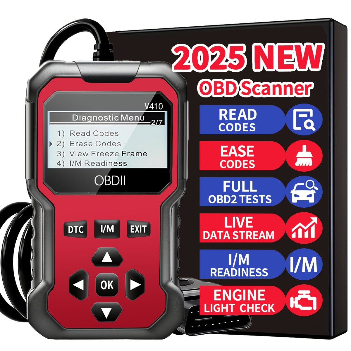 Scanner diagnostique moteur automobile