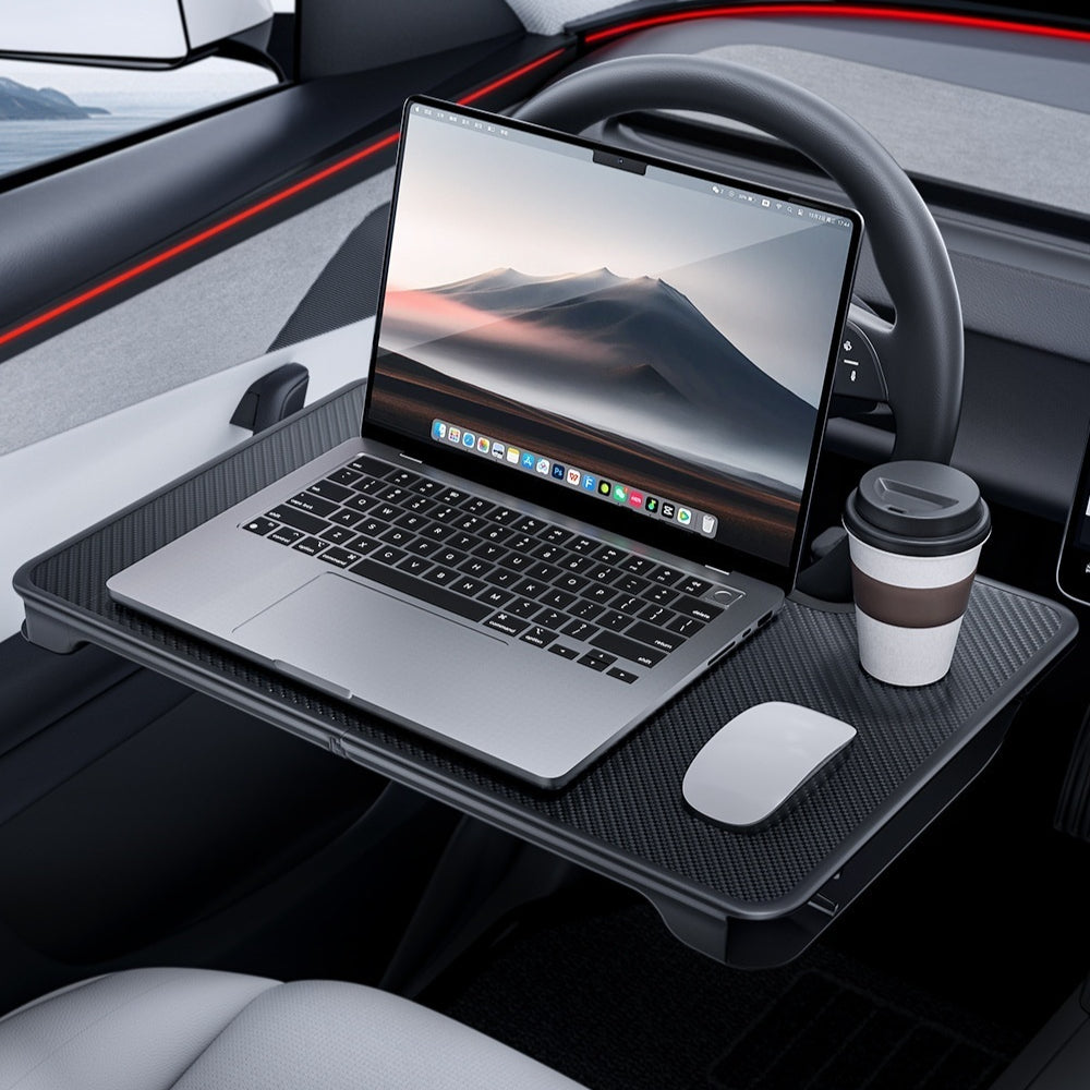 Boîte de rangement de table de salle à manger de voiture à volant multifonctionnel Organisateur