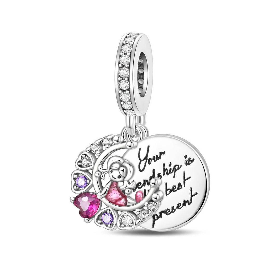 Bricolage Sœur Perle en forme de coeur Pendentif bijoux Accessoire