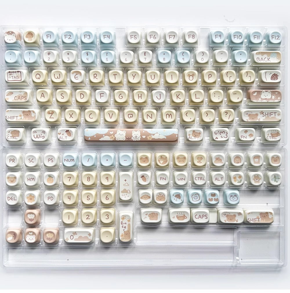 Thé au lait Petit ours Clavier mécanique