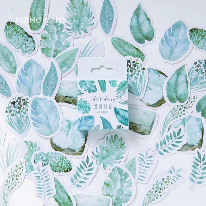 Autocollant de compte à main pour journal de menthe