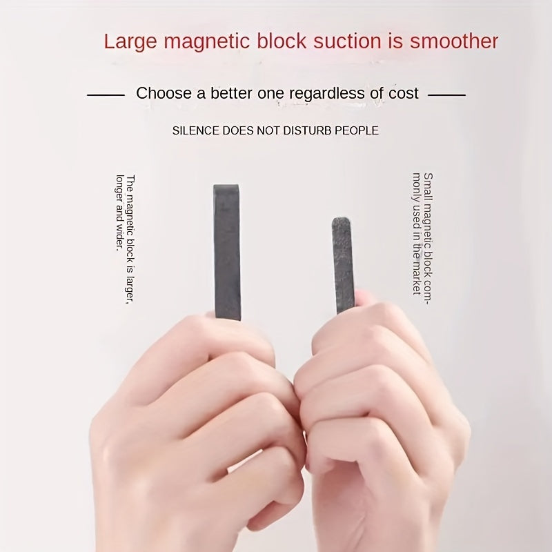 Magnetic Cotton Roll-Up Insulated Door Curtain