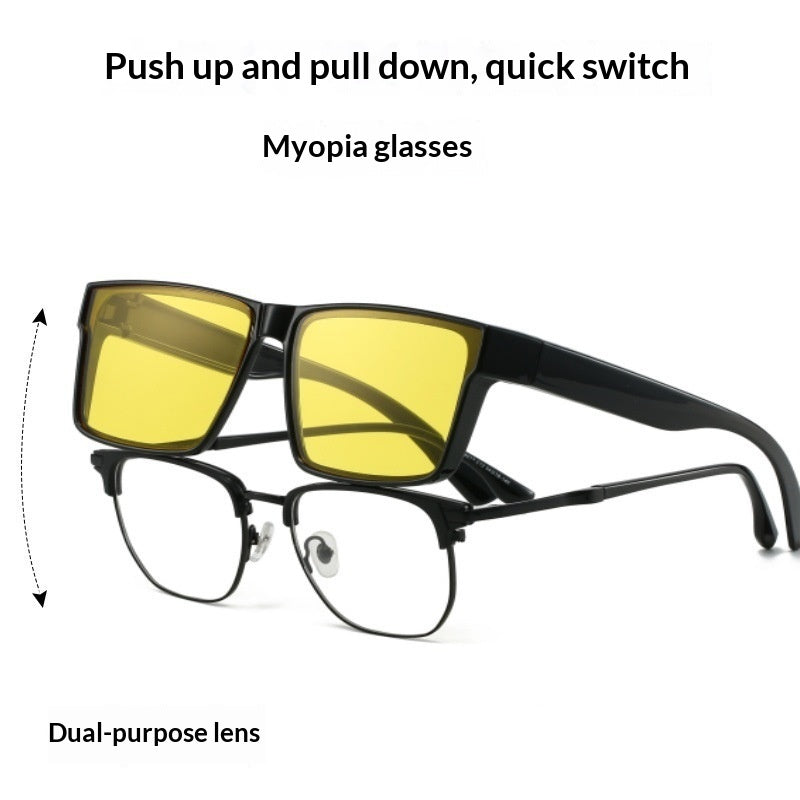 Lunettes de soleil de protection UV élégantes compatibles avec les verres de prescription et le vis de nuit