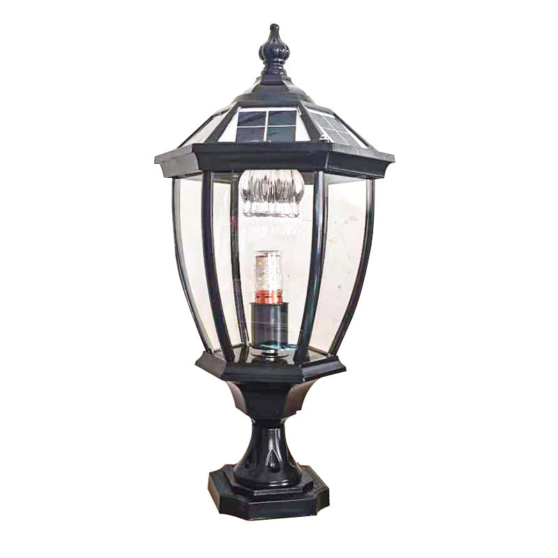 Lampe solaire à pilier extérieur étanche