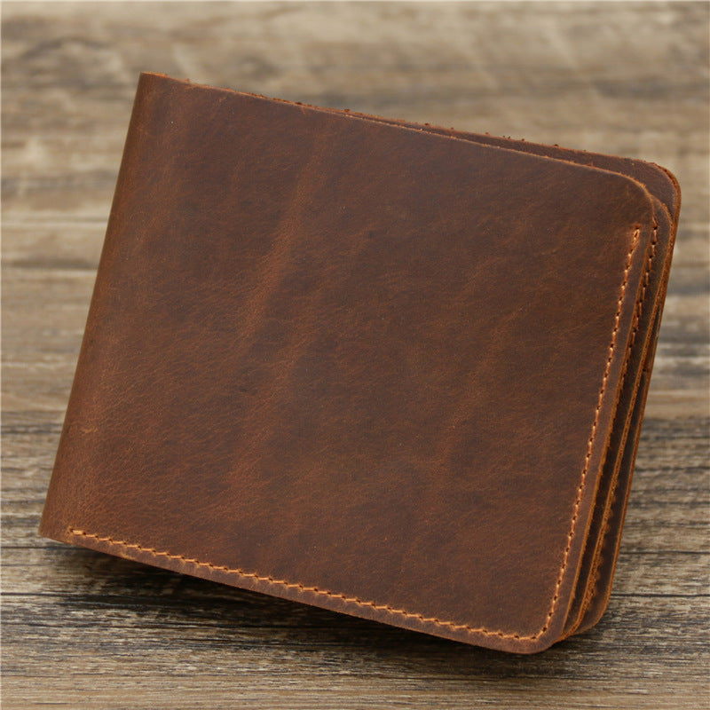 Porte-cartes pour hommes Portefeuille en cuir véritable