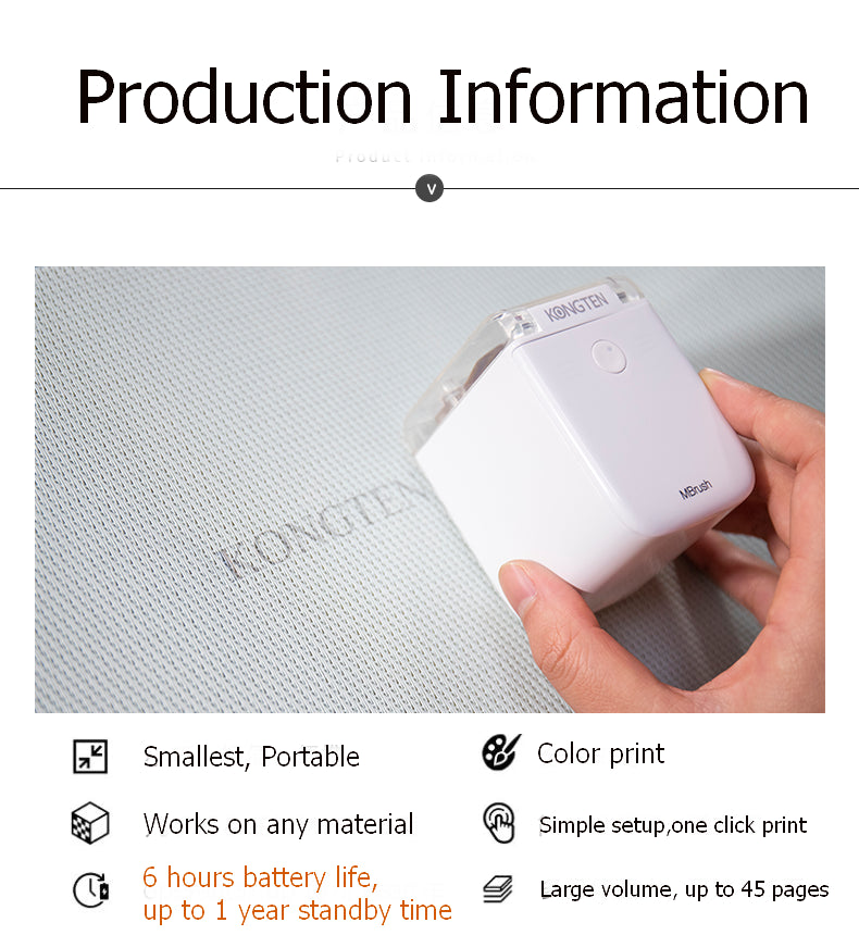 Imprimante portable couleur