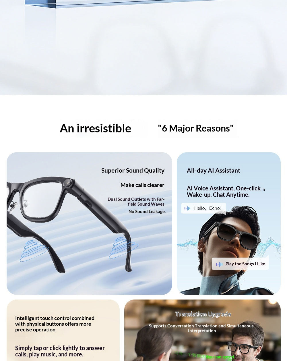 Lunettes intelligentes AI