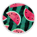 Serviette de plage ronde de fruits