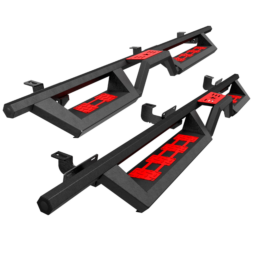 Planches de course à deux couleurs pour 07-18 Jeep Wrangler JK Unlimited 4 Door