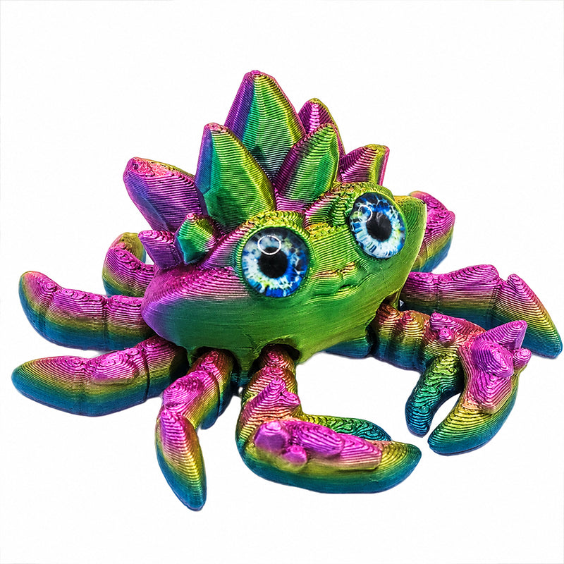 Figurine de crabe en cristal imprimé 3D