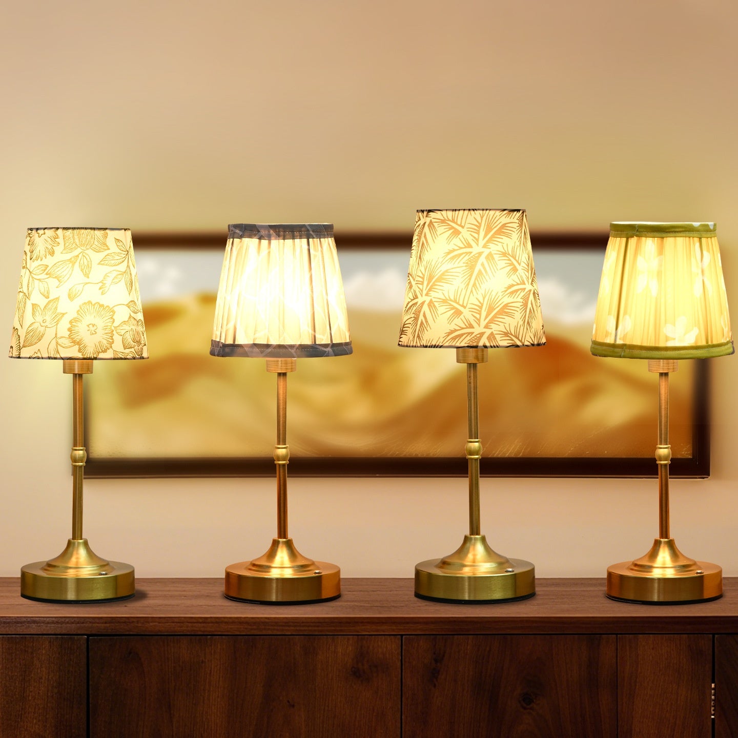 Nordic Modern Minimalist Salon Bar tissu côté lit lampe chambre lampe