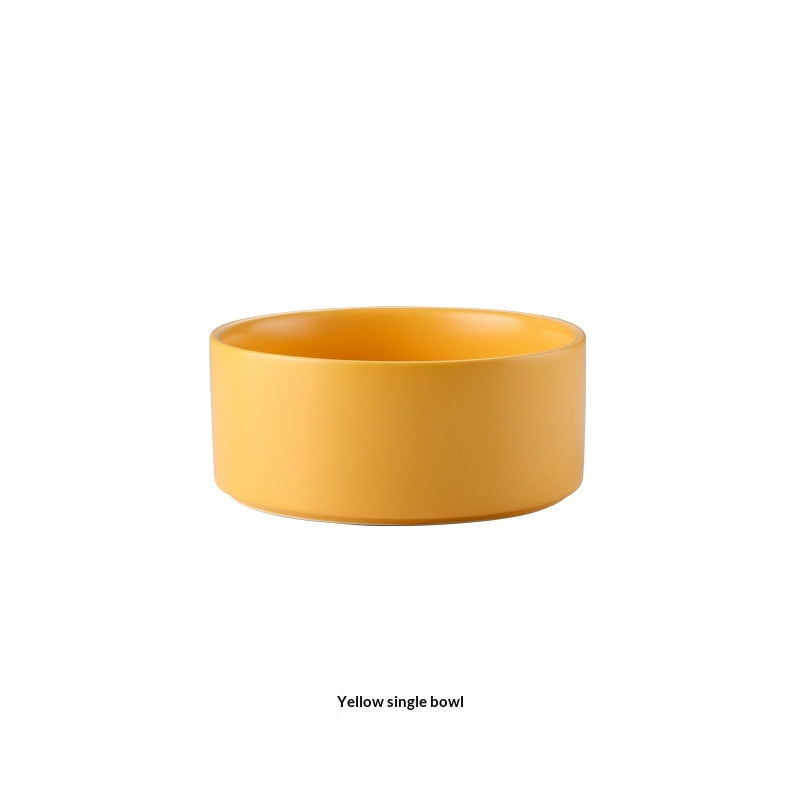 Chien d'animaux de compagnie Food Bowl Dog Food Dish Cat Ceramic