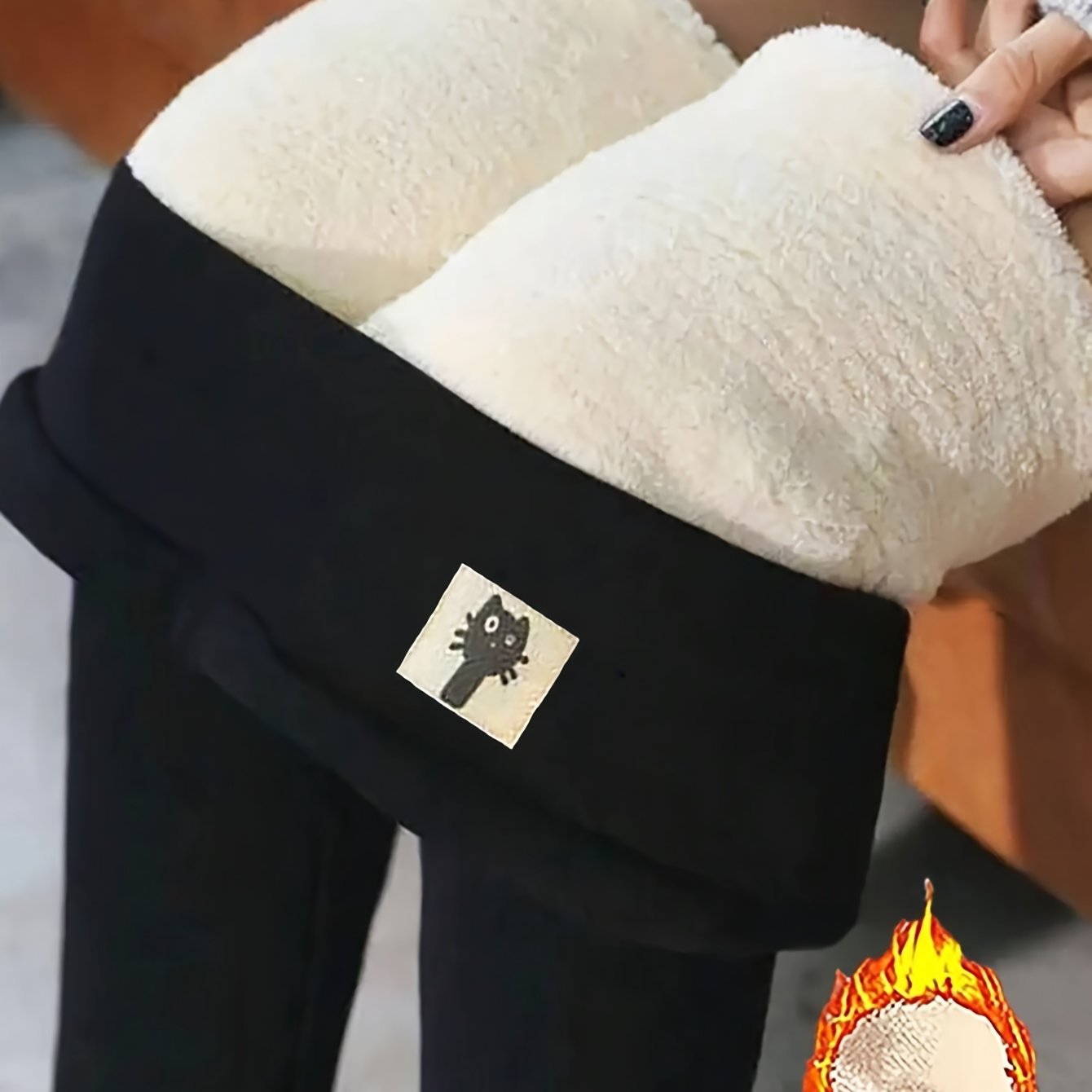 Leggings de chat brodés à haute couture pour femmes
