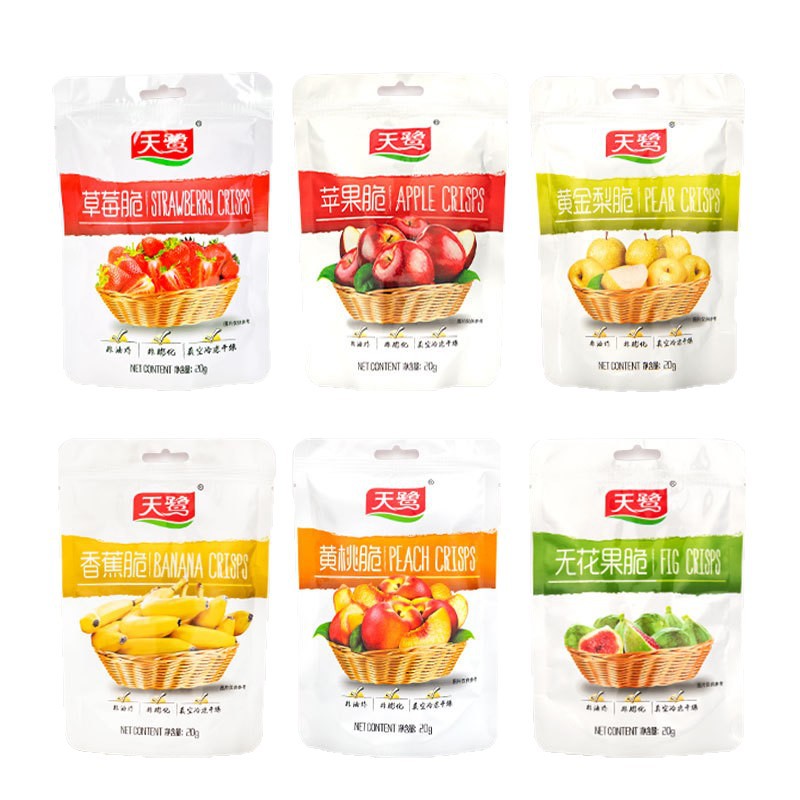 Crisps de fruits séchés en bonne santé Petites collations pour les rassemblements occasionnels