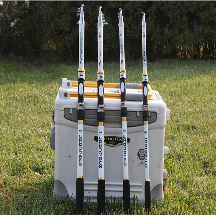 2.1M -3.6M Carpe d'engraissement de tige de pêche en fibre de carbone FP dur Telescopique de pêche de tige de pêche Po