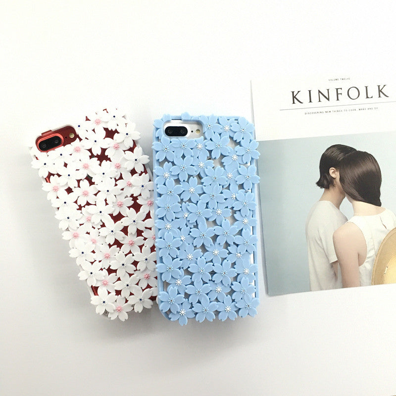 Cas de téléphone floral