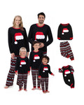 Chapeau de Noël imprimé costume de Noël maison porter pyjama parent-enfant