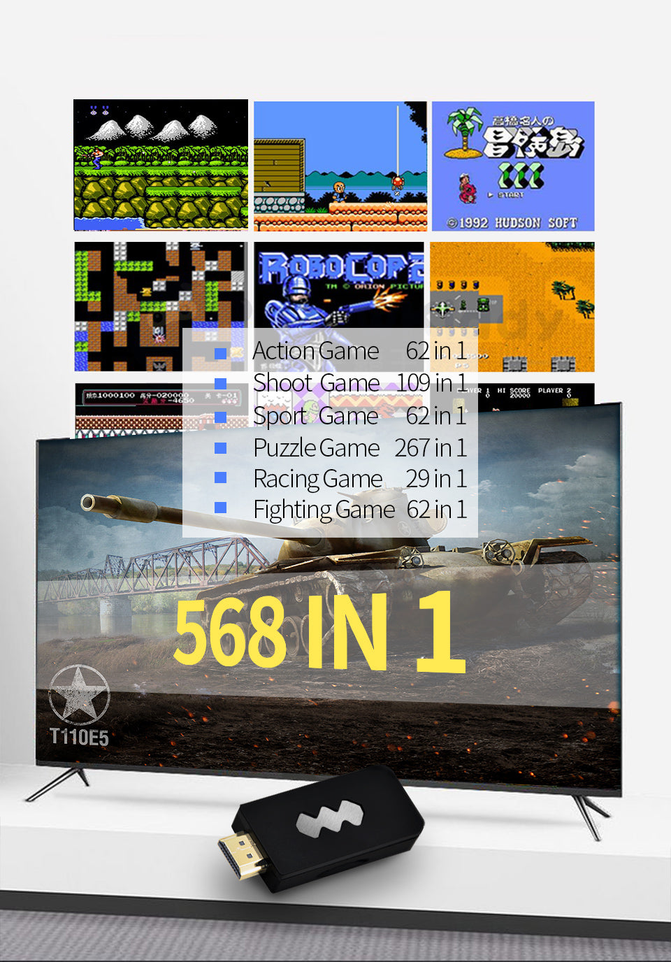 Console de jeu vidéo HDMI 4K