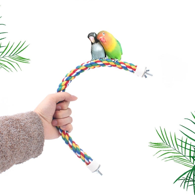 Perroquet Standing Pole Escalade Rope Standing Stick Ladder Birdcage Accessoires