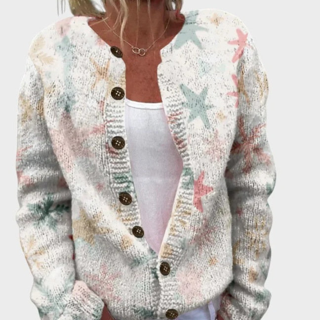 Femmes Faux Laine Trendy Marque Cardigan
