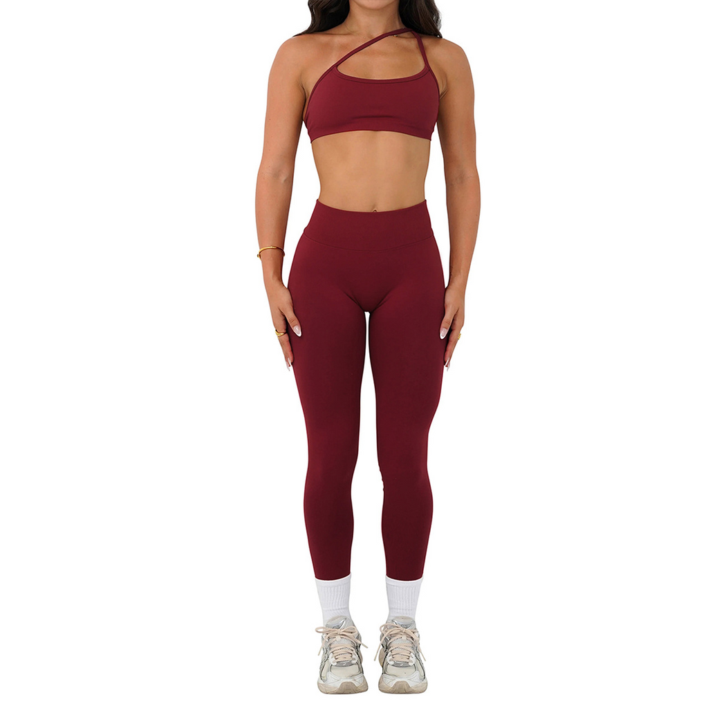 Sans couture Tight Yoga Outfit with Back V Waist-Cinching Design