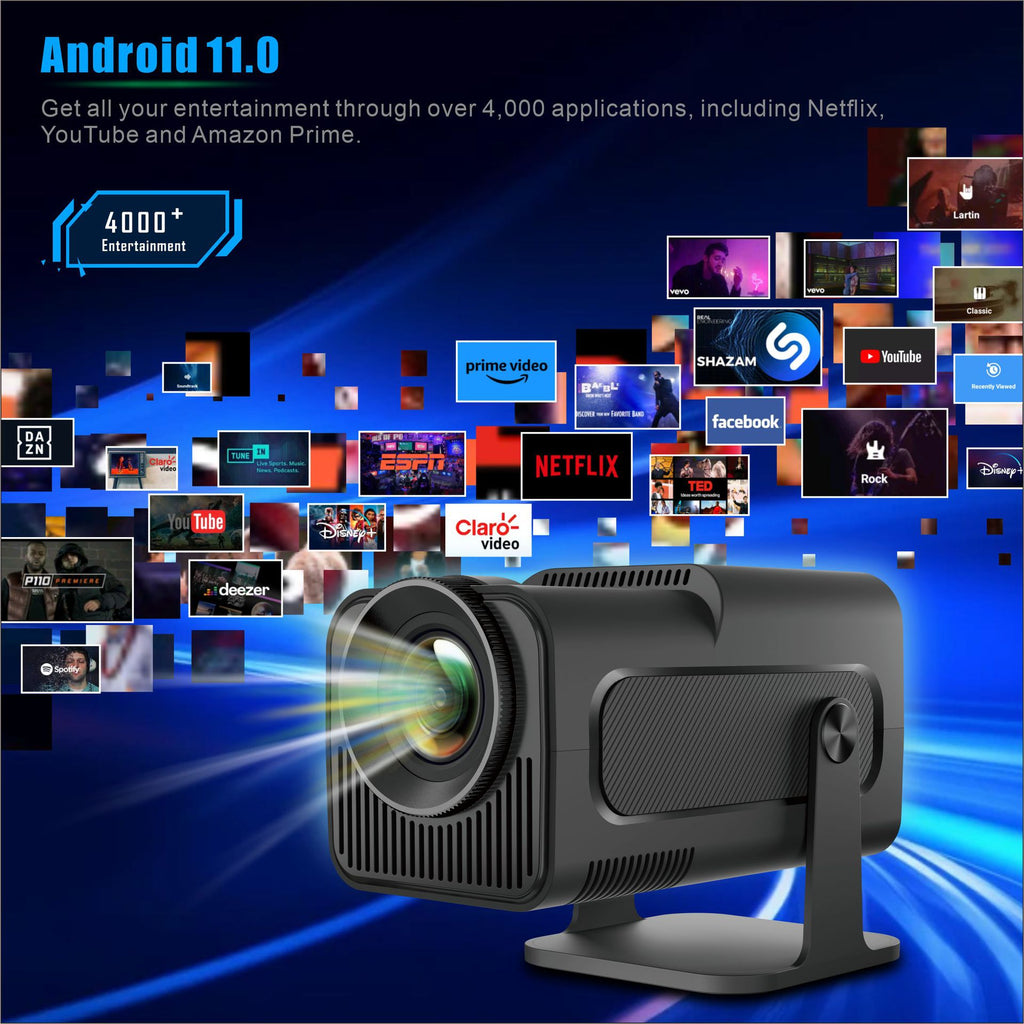 HY320 Android Petit projecteur intelligent HD 1080p