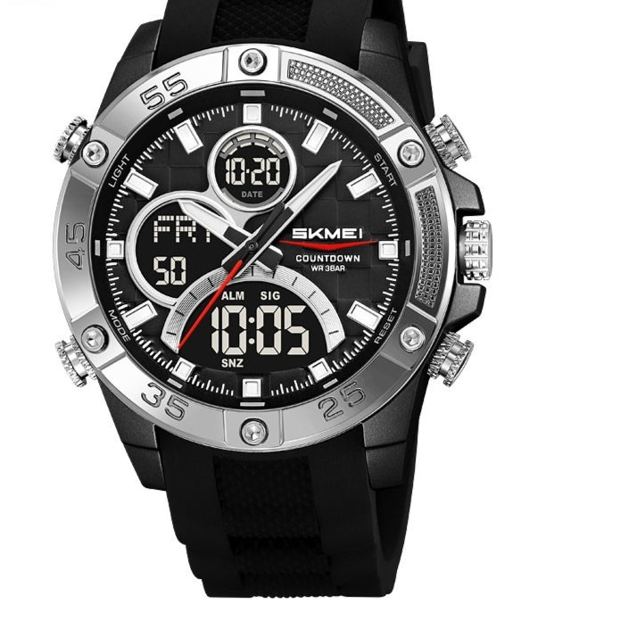 Montre numérique multifonctionnelle étanche pour hommes