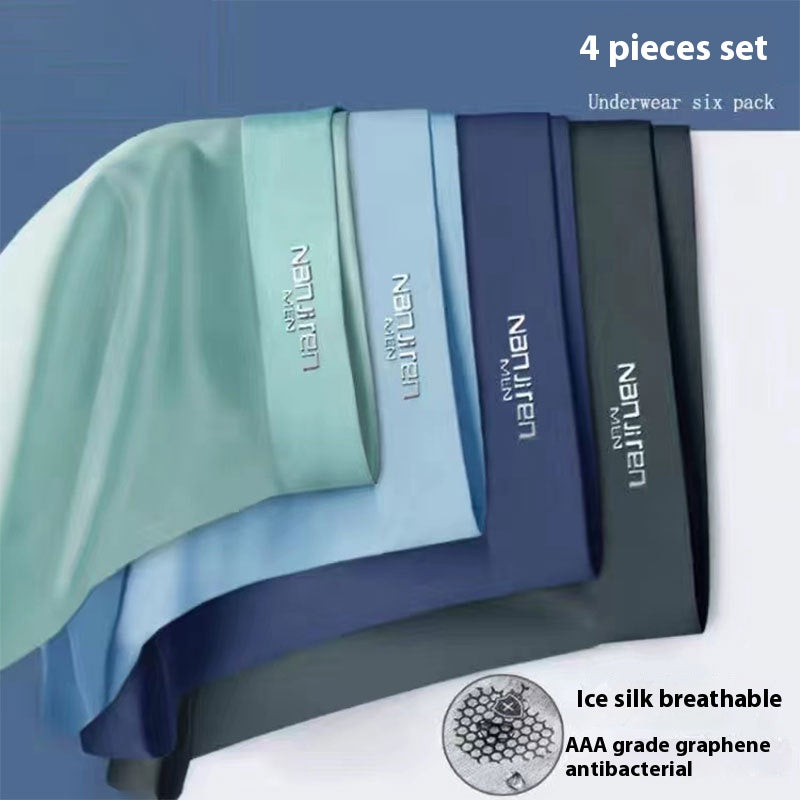 Silk Ice Homme Boyshorts Graphène Antibactérien