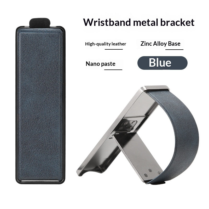 Porte-bracelet de téléphone avec dossier adhésif pliable pour l'utilisation du bureau