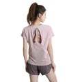 Vêtements de yoga PrintempsSummer Sports Short Sleeve T-shirt