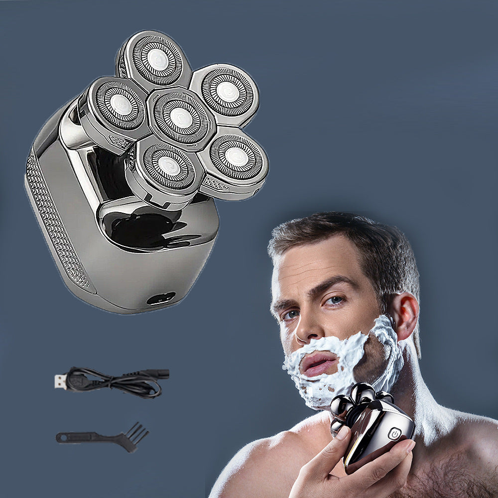 Hommes Imperméable Shaver électrique flottant 6D