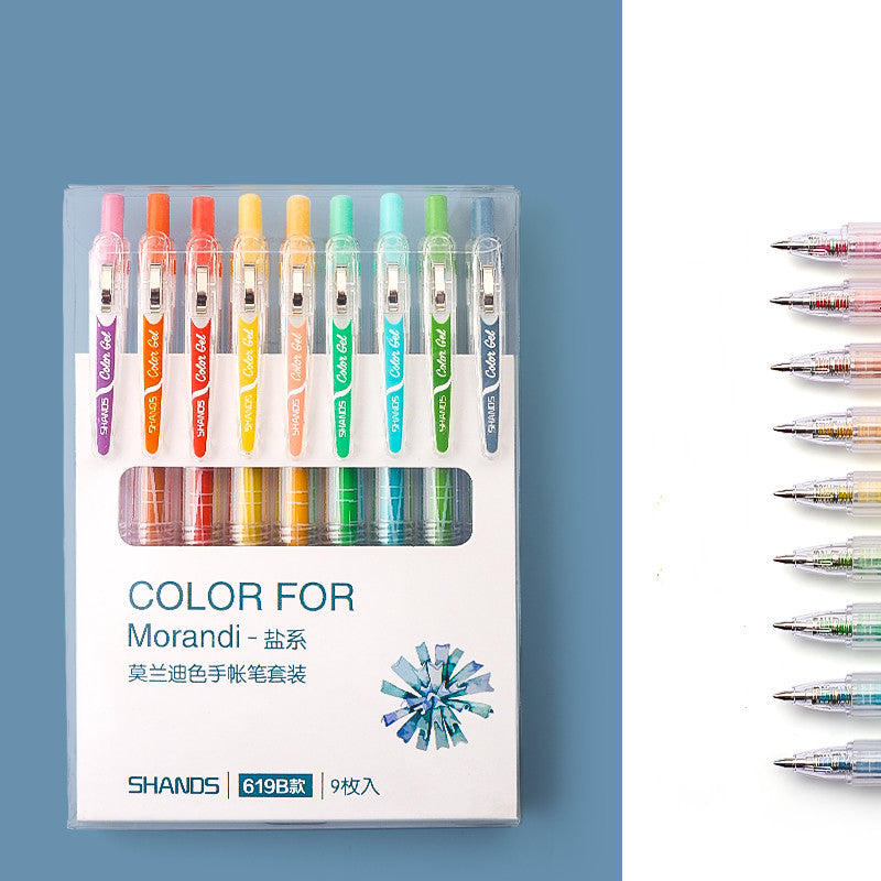 Set de stylo en gel de couleur Morandi