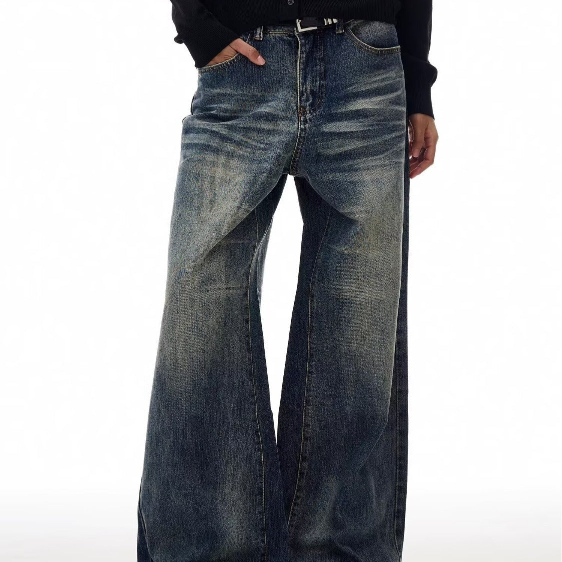 Jeans à jambe droite d'automne