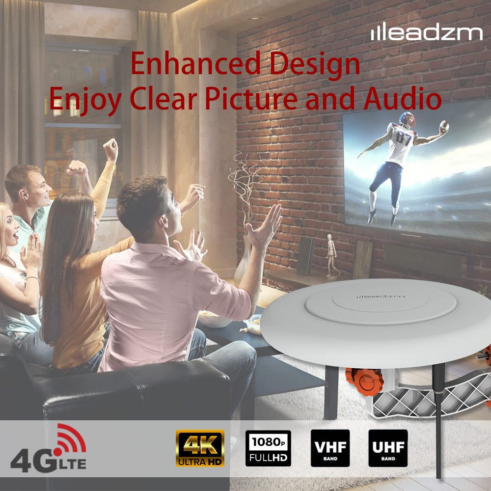 TA-A1 360 Degree Direction TV Antenne UV double bande 47-860 MHz 15-18dB HD Outdoor