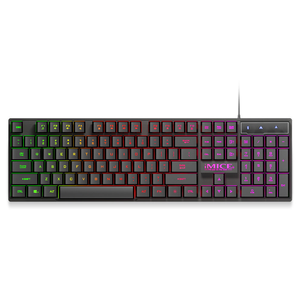 Clavier lumineux USB filaire