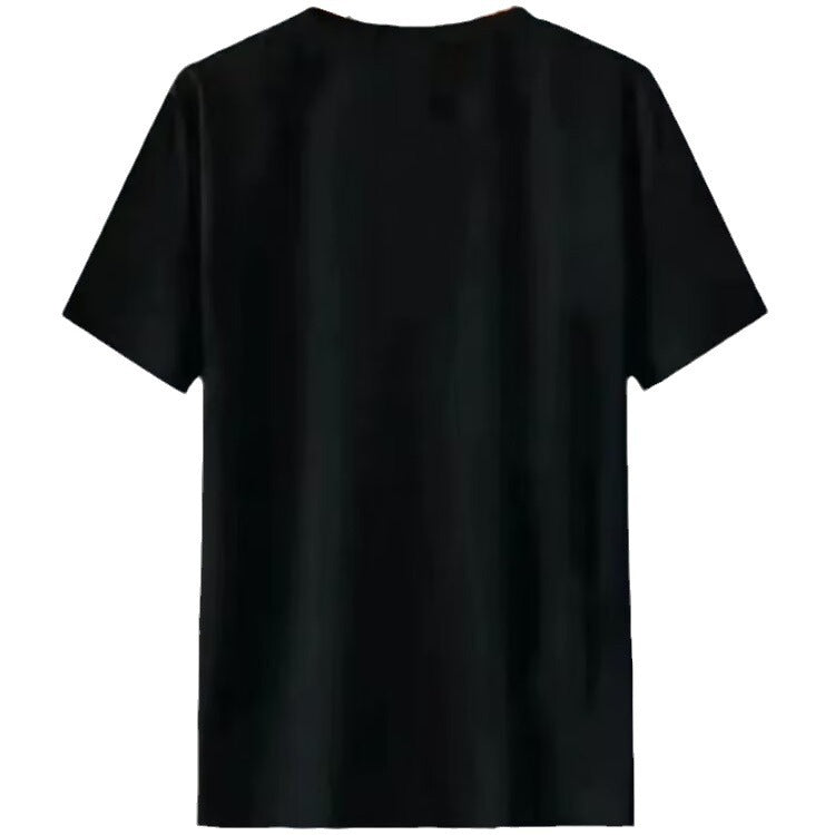T-shirt en soie de glace courte d'été Hommes