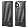 Convient pour boîtier de téléphone en fibre de carbone en cuir
