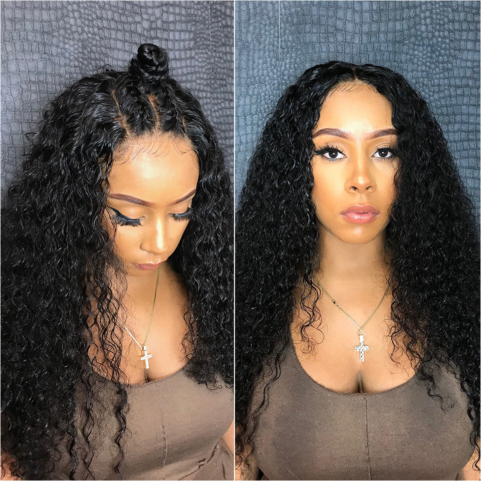 Long corn perm wig