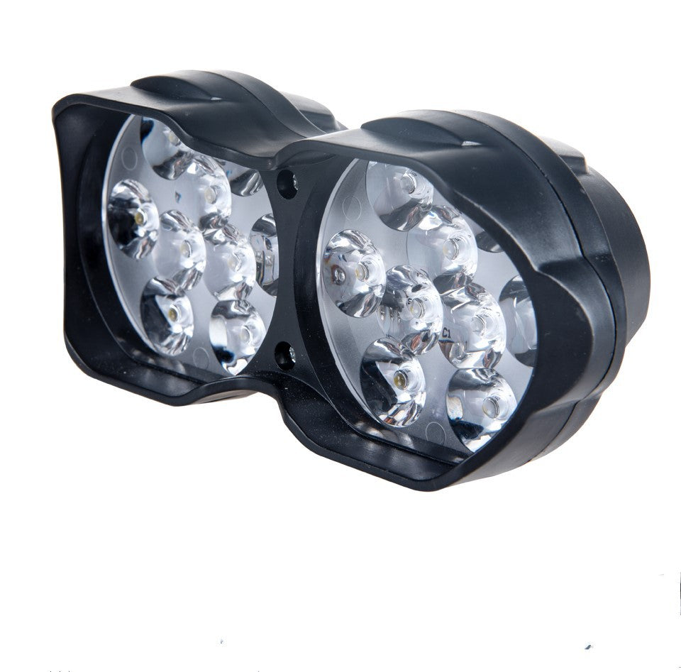 L15 Moto phares LED Voiture électrique lumières extérieures 9 perles 18 perles lumières doubles