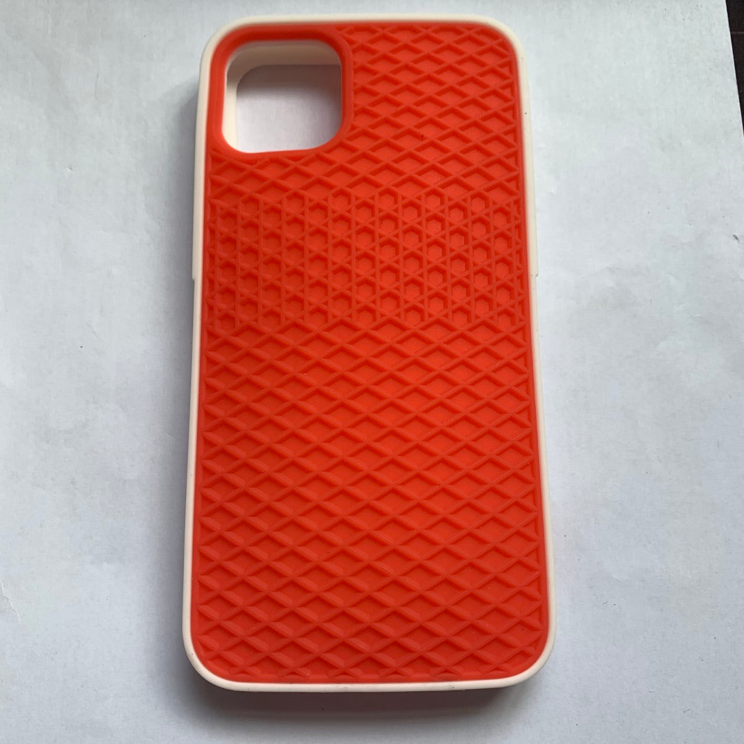 Étui de téléphone en silicone à semelle de gaufre