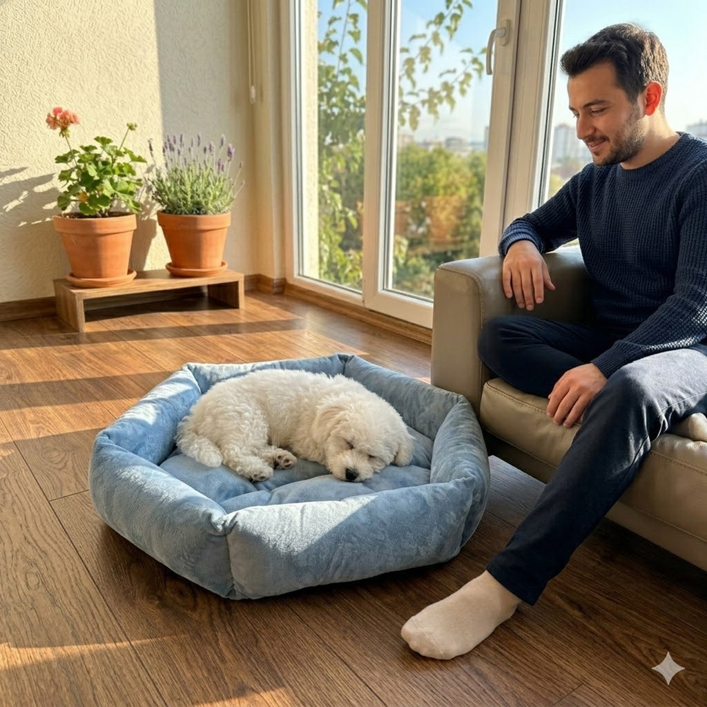 Cat Nest Four Seasons Air conditionné Chambre chaud Kennel Pet Coussin Four Seasons Universal